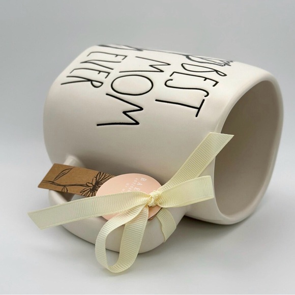 Rae Dunn Matte White Artisian Collection By Magenta Best Mom Ever Mug - Picture 10 of 12
